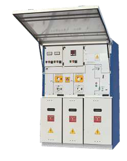 C-SEC CSG IK indoor/outdoor ring main unit with canopy open