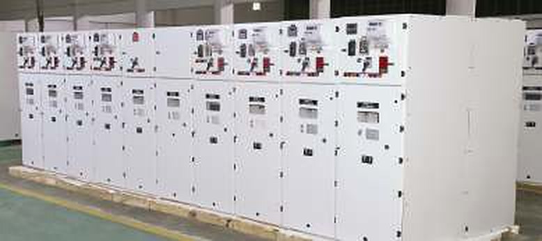 Long lineup of AIS panels during assembly