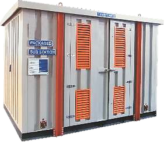 C-SEC packaged substation with louvred outdoor enclosure