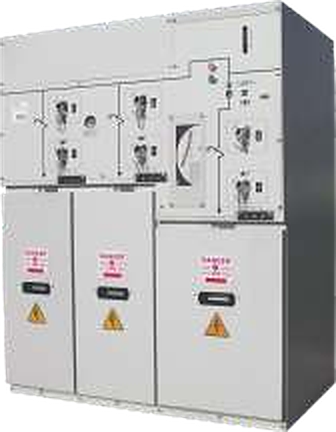 C-SEC CSG I SF6-insulated indoor ring main unit, front view